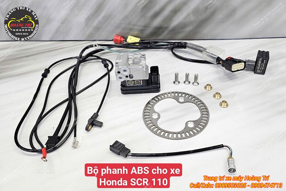 Trọn cỗ phanh abs  kênh thiết yếu hãng honda