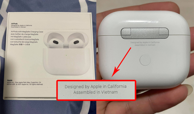 Airpods  chính hãng tại nước ta sẽ không hề mã vna riêng biệt