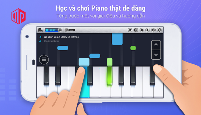 Hướng dẫn biện pháp chơi bọn piano trên năng lượng điện thoại