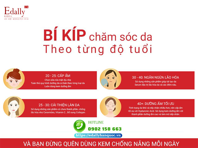 Cách âu yếm da theo từng Độ tuổi vậy nào cho Đúng Để domain authority khỏe Đẹp