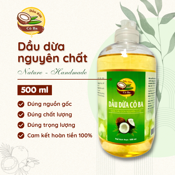 Dầu dừa nguyên chất