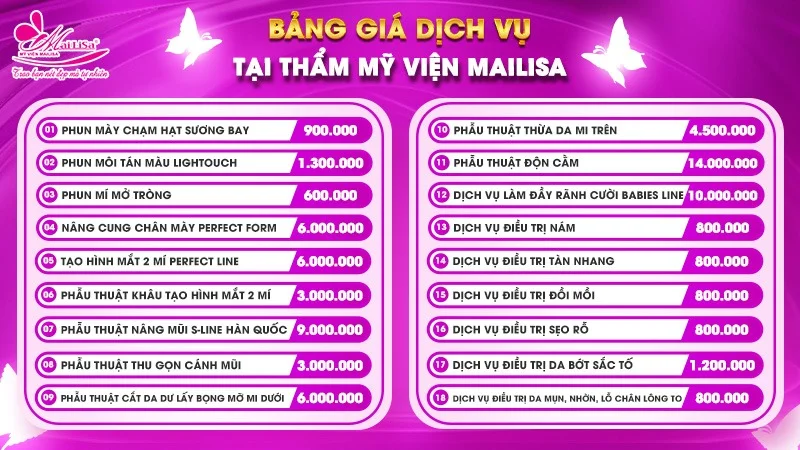 Giới thiệu về thẩm mỹ viện mailisa