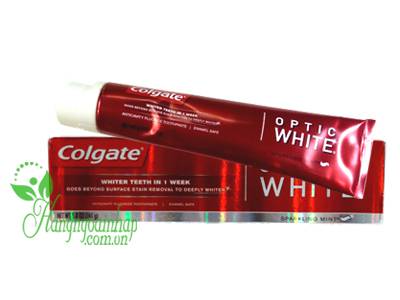 Kem tấn công răng colgate optic trắng g của mỹ giá chỉ rẻ Kem tiến công răng colgate optic white g của mỹ giá bán rẻ
