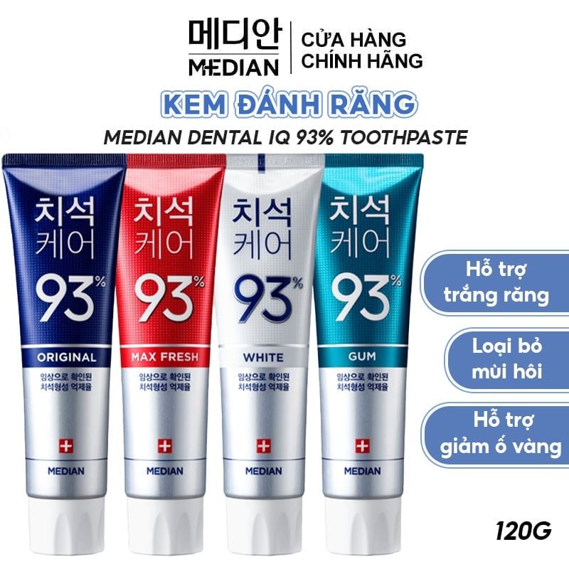 Kem Đánh răng median dental iq  toothpaste g