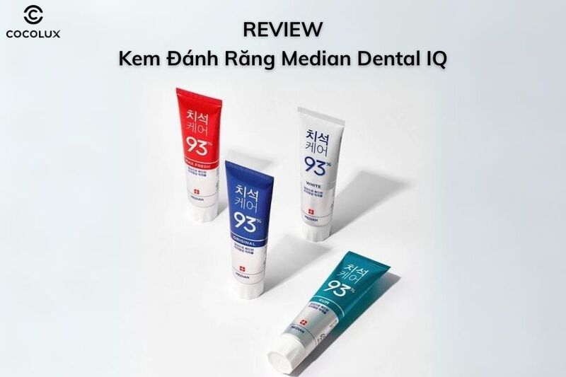 Review kem Đánh răng median dental iq nước hàn có tốt không