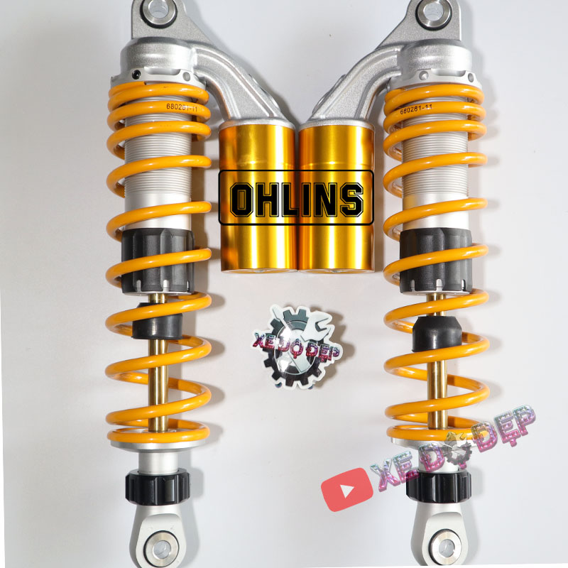 Phuộc ohlins bình dầu thòng ty xoàn giống real