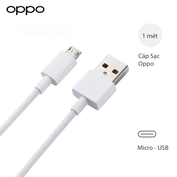 Cáp sạc pin oppo bao gồm hãng