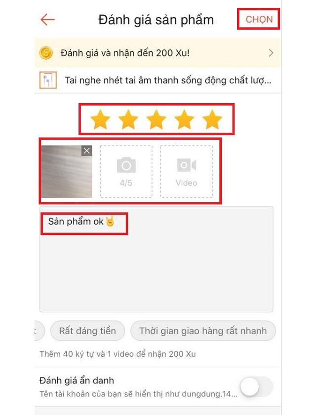 Hướng dẫn cách đánh giá sản phẩm trên shopee mới nhất